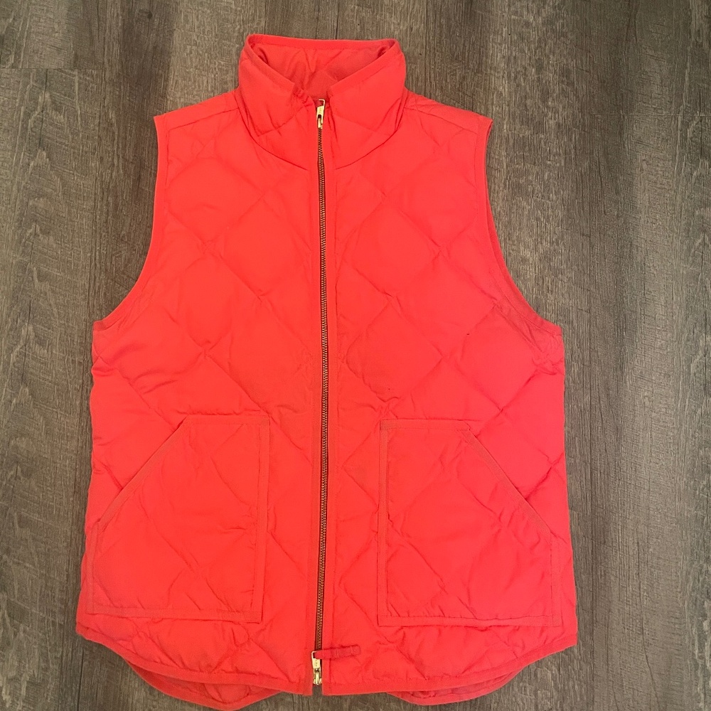 J. Crew Size Medium pink puffy vest